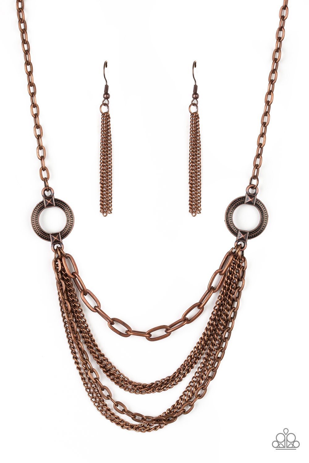 Copper CHAINS of Command Necklace