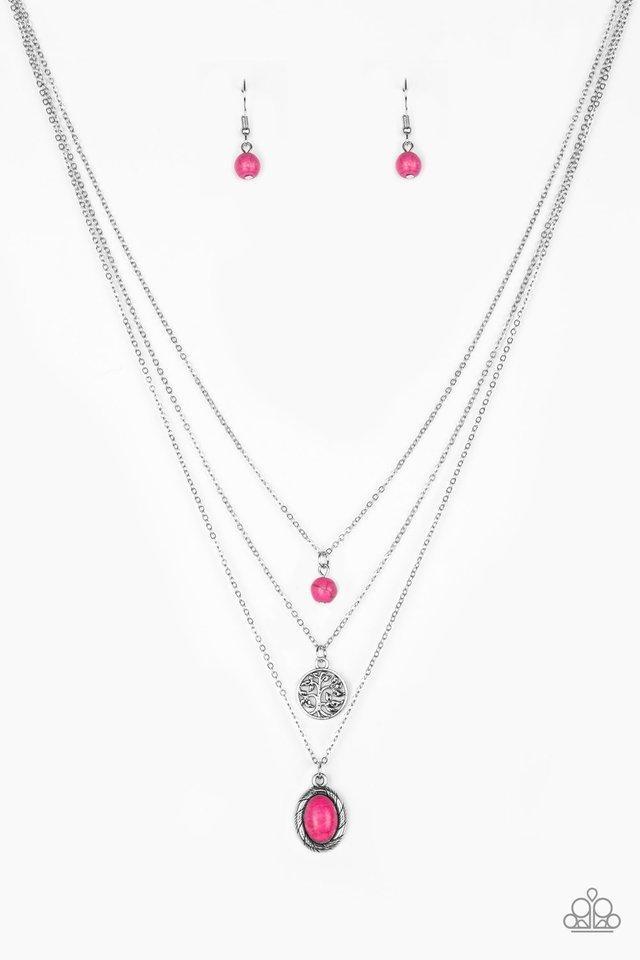 Southern Roots - Pink Necklace