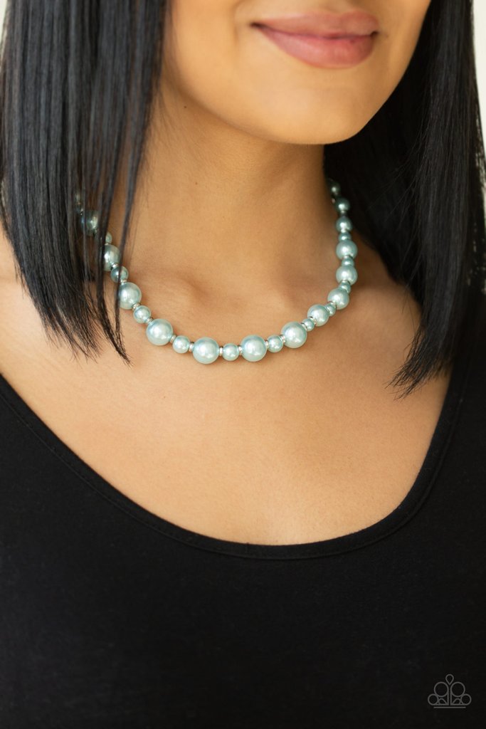 Pearl Heirloom - Blue Necklace