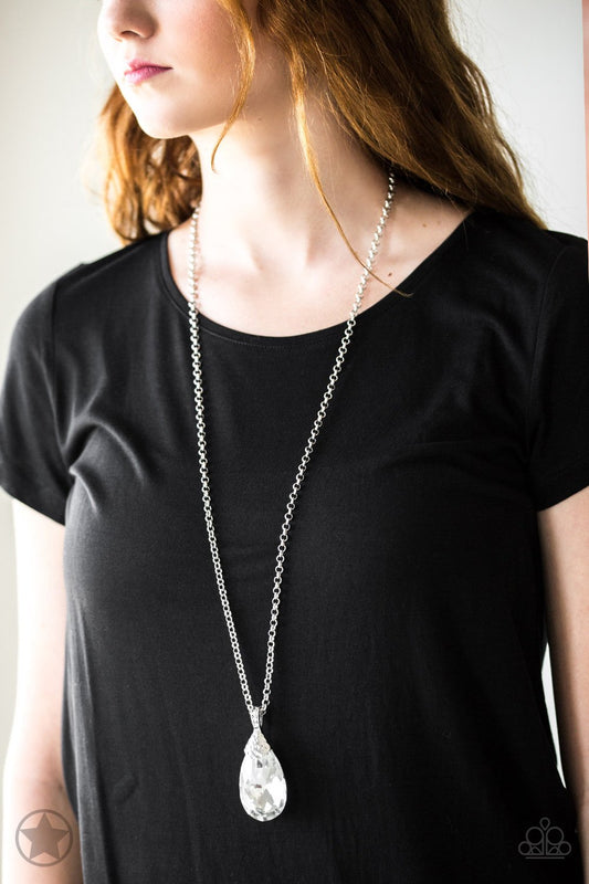 Spellblinding Sparkle - White Necklace