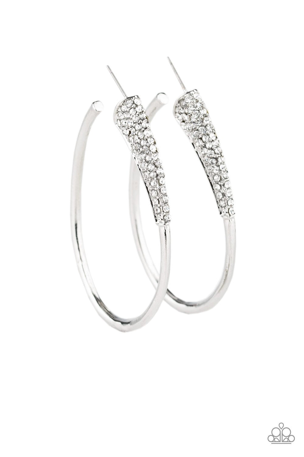 White Winter Ice Earrings