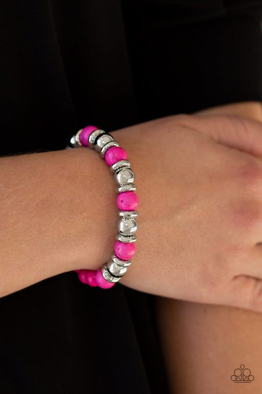 Pink Across The Mesa Bracelet