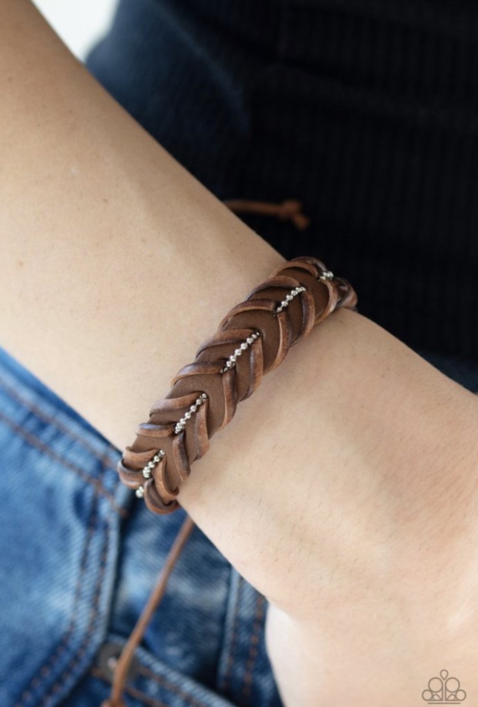 Rugged Rancher - Brown Bracelet