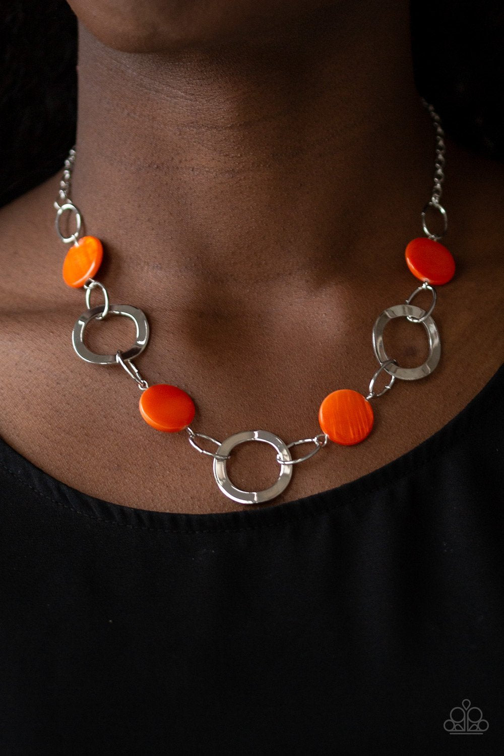 Orange Bermuda Bliss Necklace