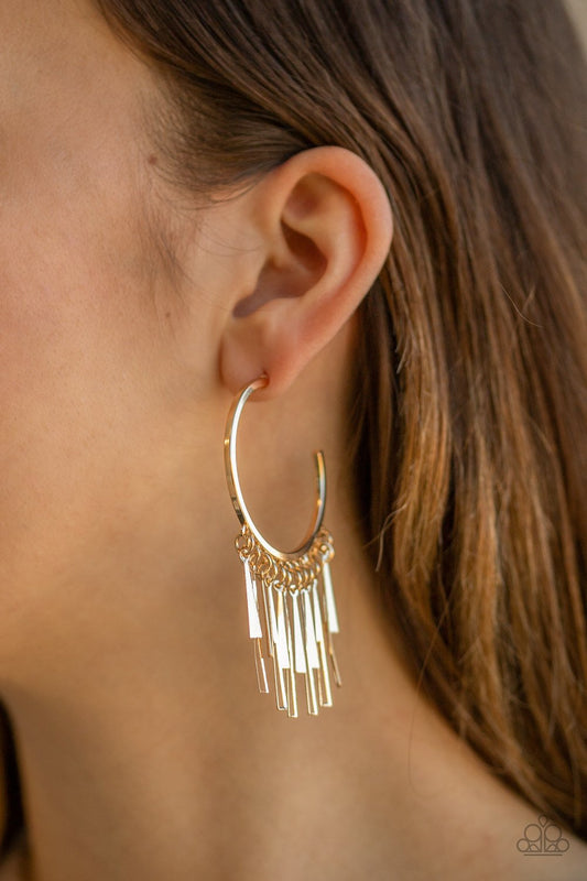 Bring the Noise - Gold Earrings