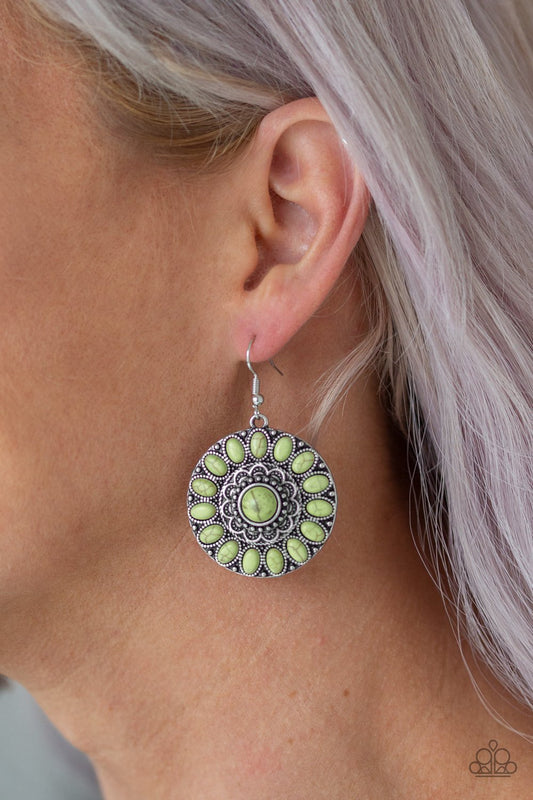Green Desert Palette Earrings