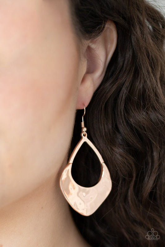 Rose Gold Dig Your Heals In Earrings