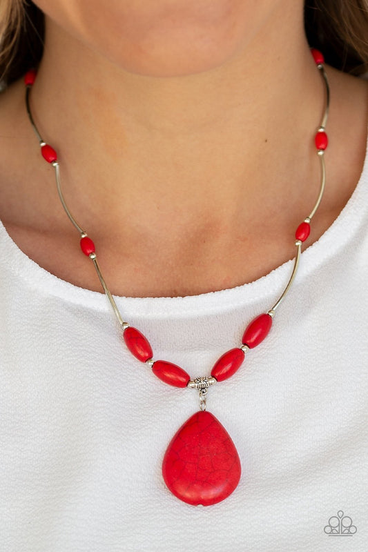 Red Explore The Elements Necklace
