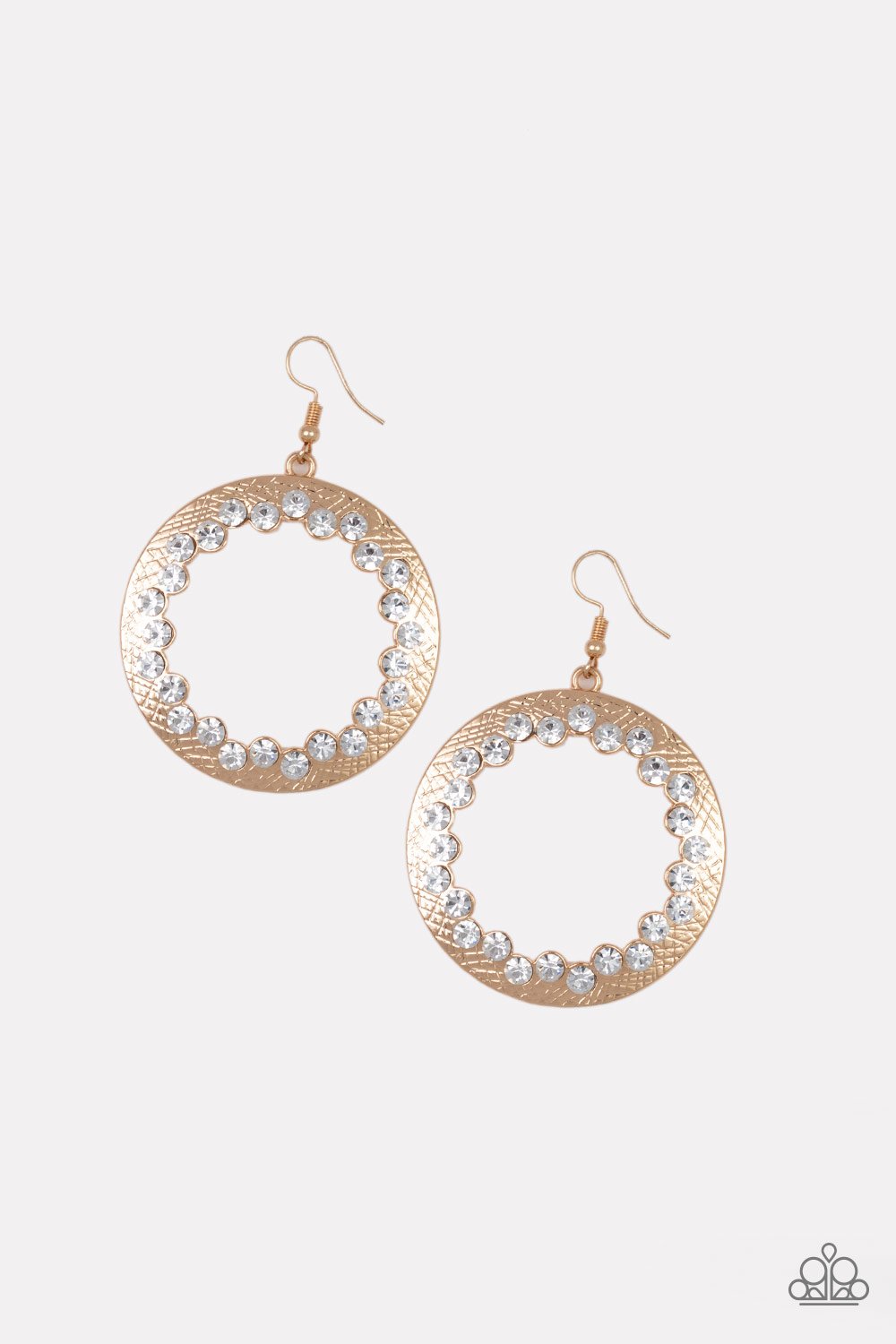 Gold Gala Glitter Earrings