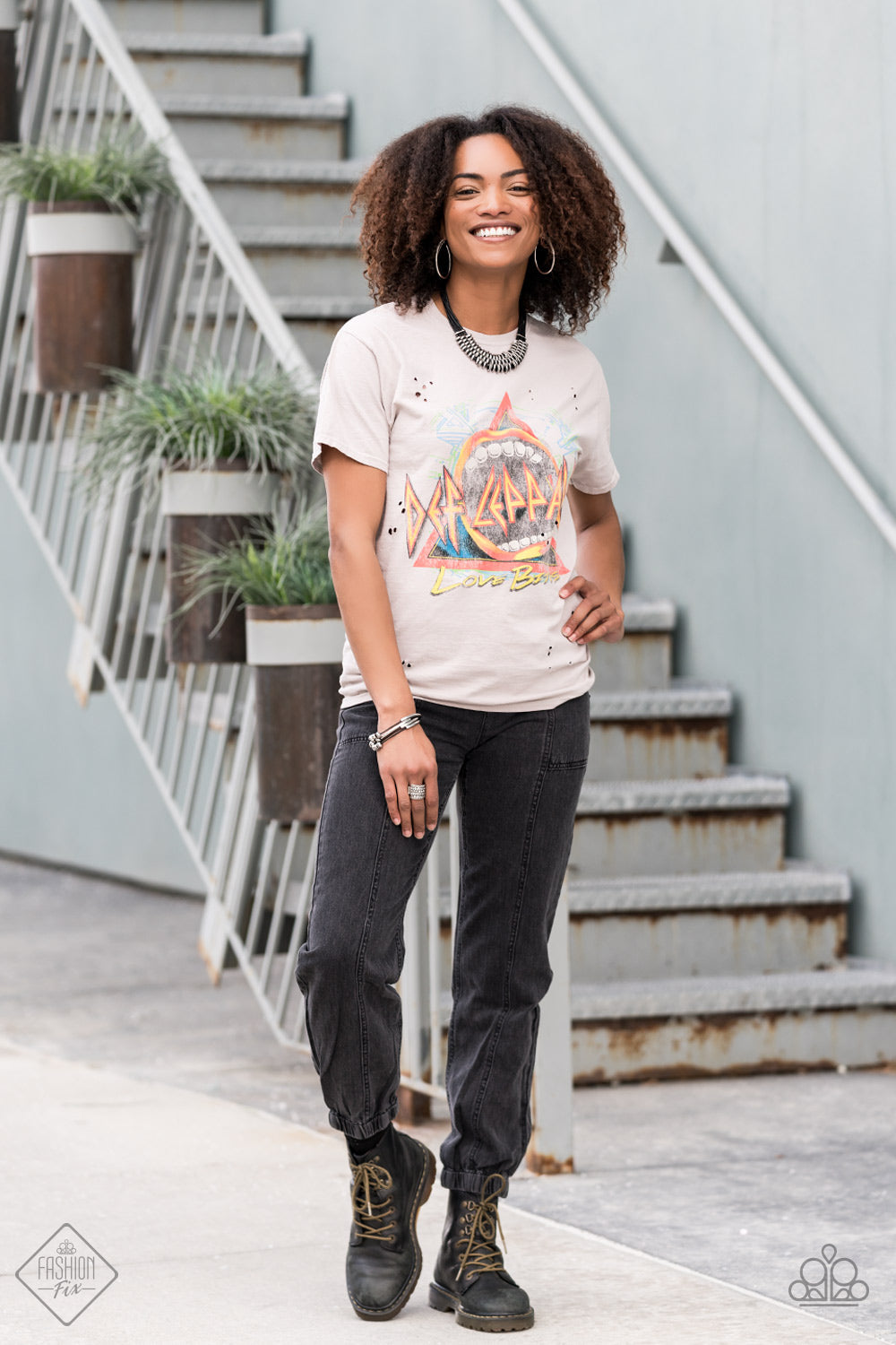 Lock, Stock, and SPARKLE - Black necklace