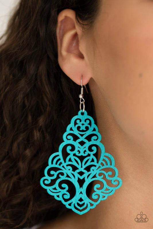 Powers Of ZEN - Blue Earrings