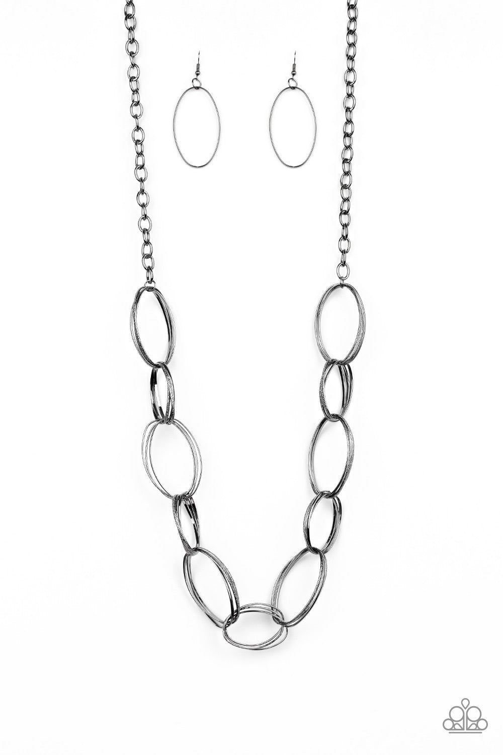 Ring Bling - Black Necklace