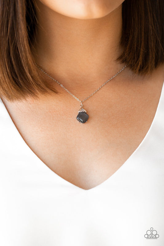 Romantic Razzle - Silver Necklace