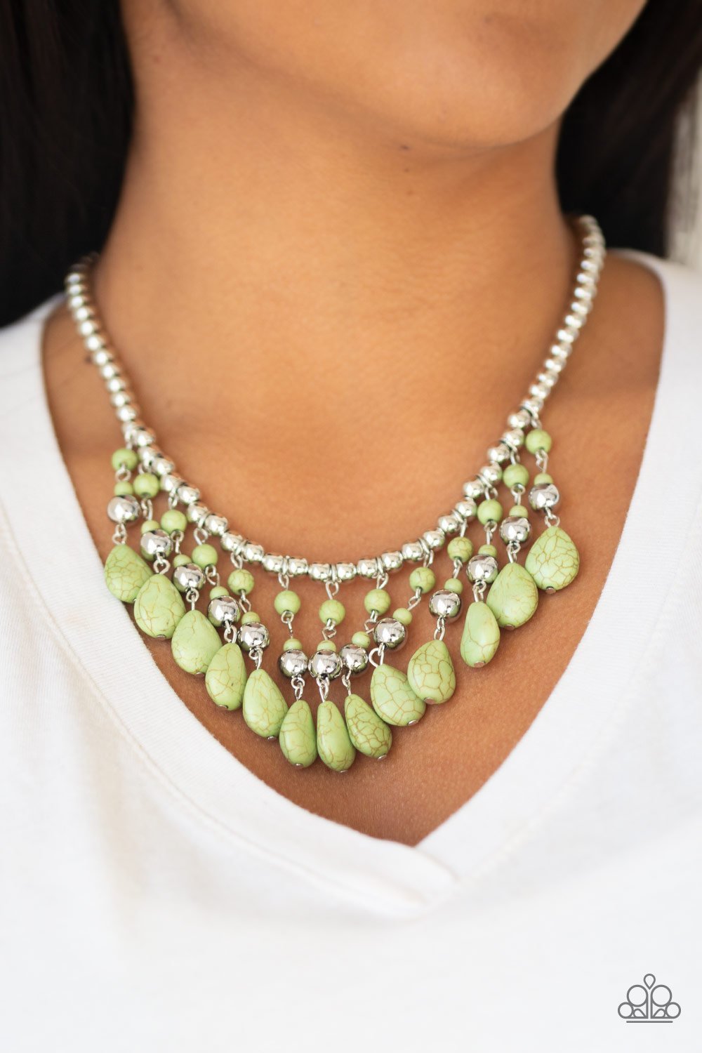 Green Rural Revival Necklace