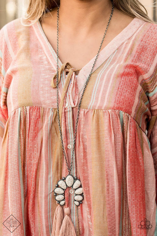 White Stone Monument Necklace - Simply Santa Fe Set