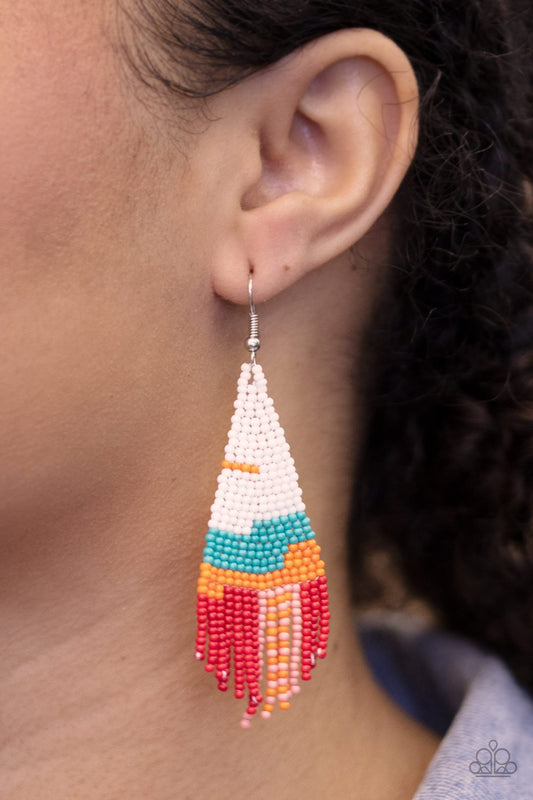 White Summer Heat Earrings