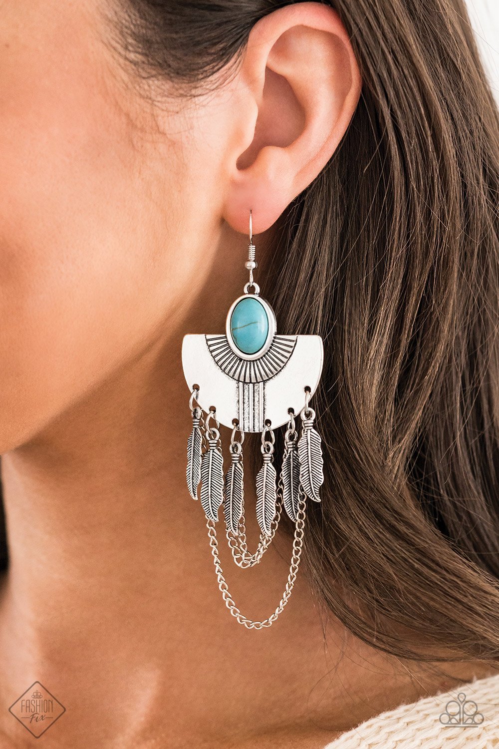 Sure Thing, Chief - Blue Earrings