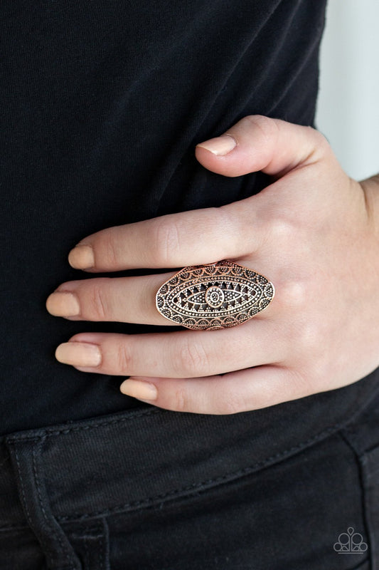 Copper TRIBAL and Tribulation Ring