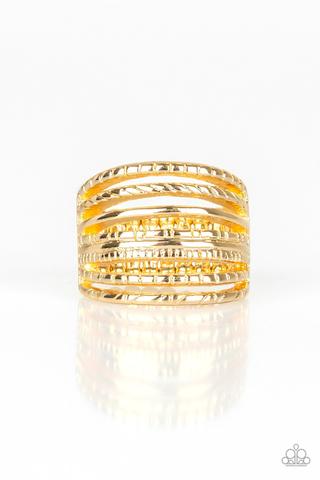 Gold Basic Maverick Ring