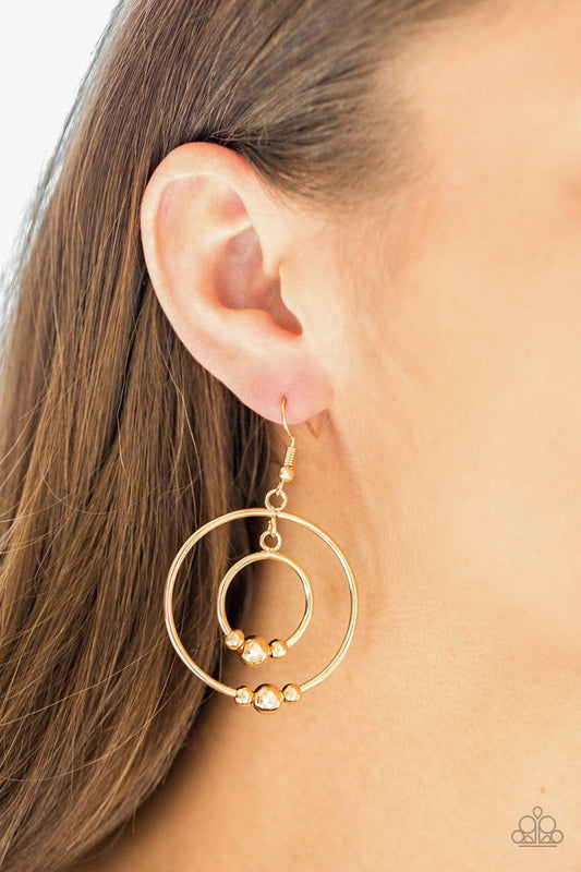 Center of Attraction - Gold Earring