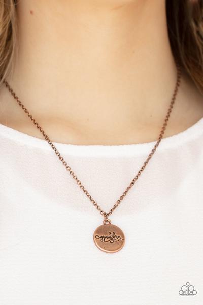 World’s Best Grandma - Copper Necklace