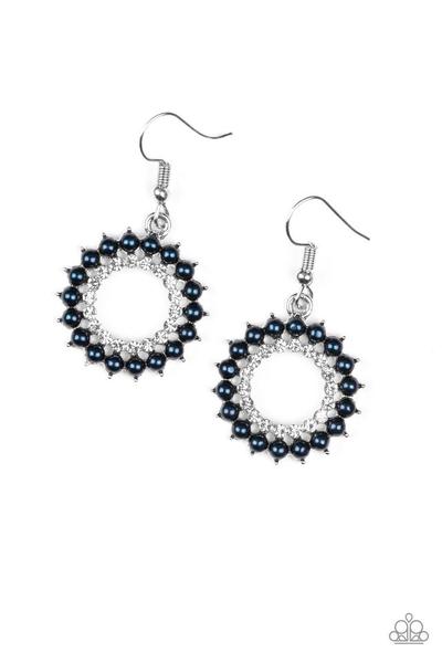 Wreathed In Radiance - Blue Earrings