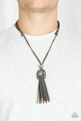 Old Town Road - Brown Necklace