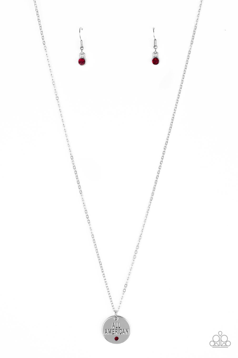 Red All American, All The Time Necklace